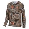 BASSDASH Men's UPF 50+ Lightweight Hunting Camo Hoodie Quick Dry Performance Long Sleeve Fishing Shirt with Hood FS30M view 3