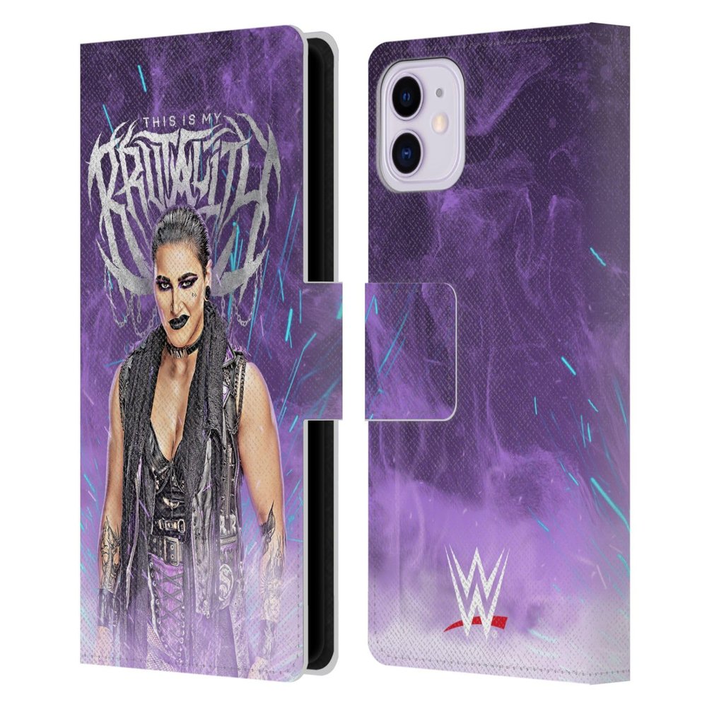 Head Case Designs Officially Licensed WWE This is My Brutality Rhea Ripley Leather Wallet Case Compatible with Apple iPhone 11