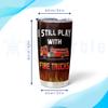 Hyturtle Personalized Firefighter Gifts For Men - Firefighter Printed Custom Name Stainless Steel Tumblers 20oz With Lid - Gift For Firemen Fire Department Dad Men Graduation Birthday Christmas view 3