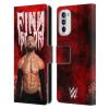 Head Case Designs Officially Licensed WWE Portrait Finn Balor Leather Book Wallet Case Cover Compatible with Motorola Moto G52 view 1