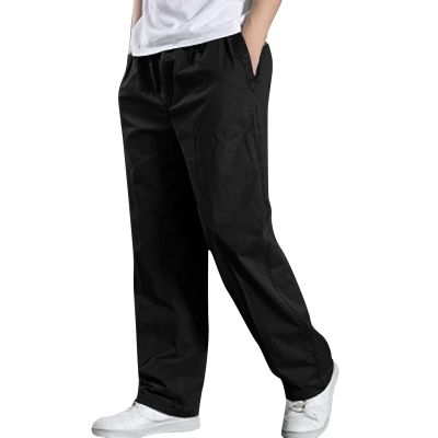 Orders Placed by Me Slim Fit Dress Pants for Men Mens Pants Casual Cotton Solid Straight Hidden Expandable Waist Loose Trousers Fashion Outdoor Sport Sweatpants Black 5X