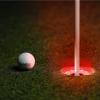 KINGTOP Mini Golf Flagstick with RGB Hole Light, Practice Putting Green Flags for Yard, Golf Pin Flag Hole Cup Set, Light Up Night Golf Party view 3