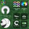 KINGTOP Mini Golf Flagstick with RGB Hole Light, Practice Putting Green Flags for Yard, Golf Pin Flag Hole Cup Set, Light Up Night Golf Party view 4