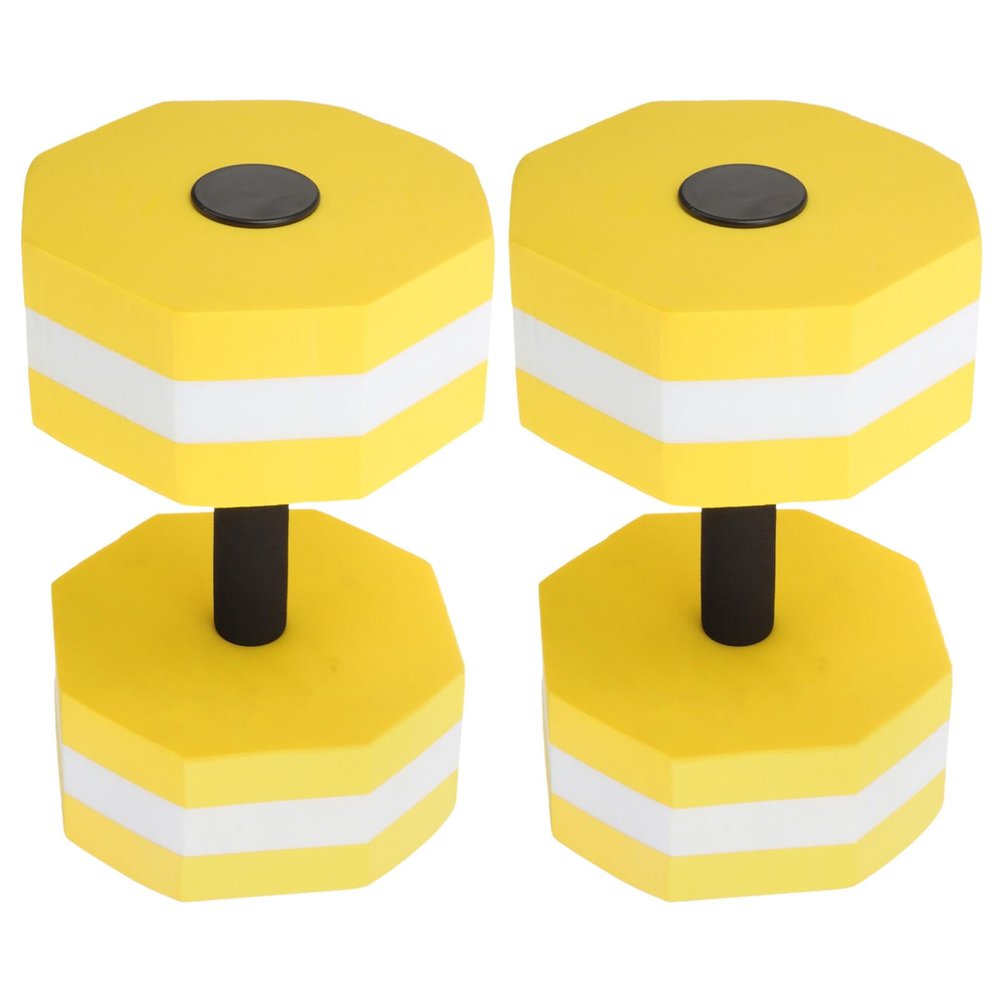 Sosoport Pool Dumbbells Set Water Aerobics Weights 2 Pcs Portable for Home or Travel Enhance Balance Stability