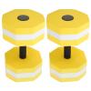Sosoport Pool Dumbbells Set Water Aerobics Weights 2 Pcs Portable for Home or Travel Enhance Balance Stability view 1