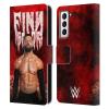 Head Case Designs Officially Licensed WWE Portrait Finn Balor Leather Wallet Case Compatible with Samsung Galaxy S21 5G view 1