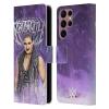 Head Case Designs Officially Licensed WWE This is My Brutality Rhea Ripley Leather Wallet Case Compatible with Samsung Galaxy S22 Ultra 5G view 1
