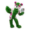 Green Fox Terrier Dog Cartoon Mascot Costume For Adult Party view 4