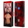 Head Case Designs Officially Licensed WWE Portrait Finn Balor Leather Book Wallet Case Cover Compatible with Moto E7 Power/Moto E7i Power view 1