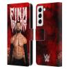 Head Case Designs Officially Licensed WWE Portrait Finn Balor Leather Wallet Case Compatible with Samsung Galaxy S22 5G view 1
