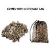 BASSDASH Camo Netting Camouflage Mesh Water Resistant for Hunting Blind Party view 4