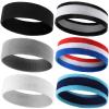 Braylin Sweatbands Sports Headband for Men & Women, Men's Sweatbands Headbands, Athletic Headbands Head Sweat Bands for Running, Fitness view 1