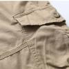 Orders Placed by Me Pants for Men Mens Athletic Pants Casual Stylish Cotton Solid Multi Pockets Cargo Shorts Big and Tall Utility Tooling Shorts Khaki 5X view 4
