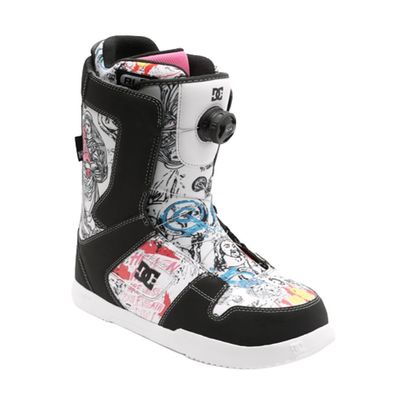 DC Shoes Men's AW Phase BOA Snowboard Boots - White/Black Print | 12