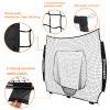 Storgem Replacement Net for Baseball, 7-Strand Knotless Polyester Net, Fits 7x7ft Size Baseball Bow Style Frames (Black PRO) view 2
