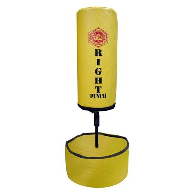 RIGHT PUNCH Punching Bag for Adults, Teens Kick Boxing Heavy Bag (Yellow)