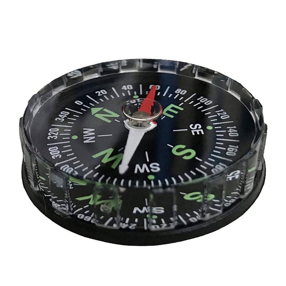 PATINS Portable Mini Precise Compass Practical Guider for Camping Hiking North Navigation Survival Button Design Compass