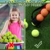 Lenwen 2 Pack Tennis Ball Tube Pickup, Fits 15 Tennis Ball with Shoulder Strap, Lightweight Collector Holder Picker Grabber Retriever Tube Carrier for Players, Coaches & Instructors(Rose Red) view 4
