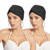 Summer Spandex Swimming Cap Non Waterproof Bathing Anti-Slip Elastic Pool Gym Underwater Water Sports Turban Comfortable Swim Hat Wrap view 1
