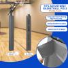 VANCL Basketball Pole Pad Heavy Duty Pole Pads 72" Tall Weatherproof Protective Padding Pole Cushion for 5X5 Inch Sq.Pole, Basement Garage Playground Poles Protector for 6in Gray view 4