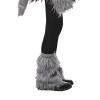 JIAHG Halloween Faux Fur Werewolf Costume Leg Warmers Shoe Covers Shawl for Boys Girls Cosplay Fancy Party Accessories view 4