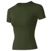 Loovoo Womans Basic Tops Crop Baby Tee Hiking Tennis Golf T-Shirts Tight Fitted Running Scrub Sets Seamless Quick Dry Clothes view 1