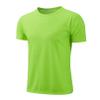 dPois Boys' Short Sleeve T-Shirt Quick Dry Swim Shirts UV Rash Vest Active Athletic Performance Gym Shirts Fluorescent Green 14-16 Years view 1