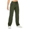Toomett Women's Hiking Pants Safari Quick Dry UPF 50 Travel Golf Pants Lightweight Camping Work Cargo Pants Zipper Pockets,6608,Army,XL view 1