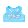 Loodgao Kids Girls Dance Crop Top T-Shirt Athletic Sports Bra Sleeveless Ballet Gymnastics Tank Tops LightBlue 12 Years view 3