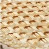 ZUMAHA Portable Hand-woven Hand Fan, Chinese Style Classical Handmade Fan, Traditional Straw Old-Fashioned Long Handheld Fan 27.5 * 25CM Cool view 4