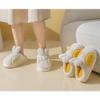 Women Bunny Plush Slippers Cute Rabbit Ear Cotton Slippers Thick Bottom Winter Warm Cozy Slippers Fluffy Indoor Bedroom Shoes view 2