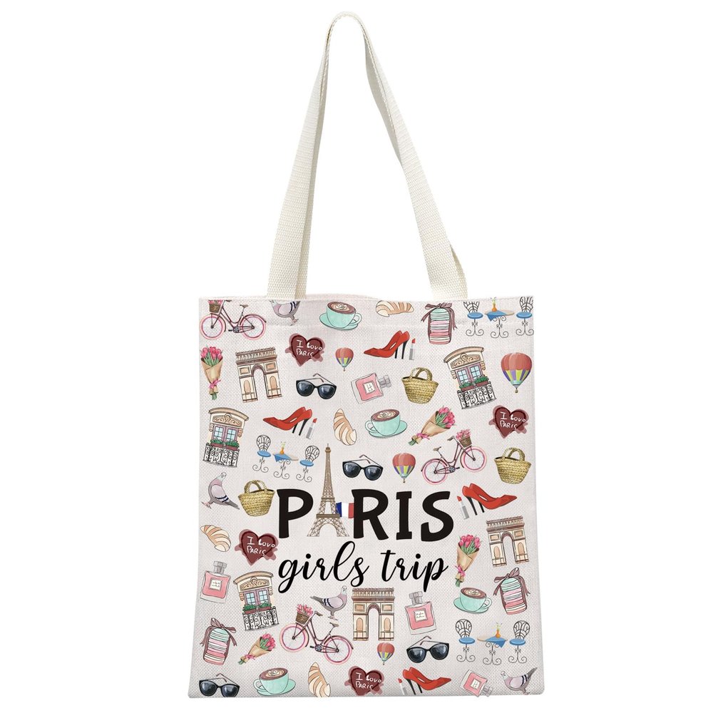 GJTIM Paris Trip Gift: Weekend Vacation Theme Travel Bag