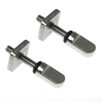 Surfboard Fin Screw RLECS 2 Sets 316 Stainless Steel Fin Screw and Plate for FCS Long Board Futures Surfboard Fin Box Sup Inflatable Sup