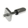 Surfboard Fin Screw RLECS 2 Sets 316 Stainless Steel Fin Screw and Plate for FCS Long Board Futures Surfboard Fin Box Sup Inflatable Sup view 2