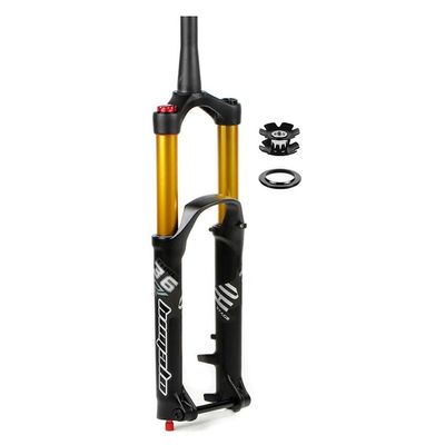 HIMALO 27.5 29 Bike Air Fork 15 * 110mm Boost Fork 1-1/2 Tapered Mountain Bike Suspension Fork Travel 180mm Rebound Adjustmable Manual Lockout DH/XC