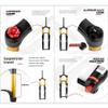 HIMALO 27.5 29 Bike Air Fork 15 * 110mm Boost Fork 1-1/2 Tapered Mountain Bike Suspension Fork Travel 180mm Rebound Adjustmable Manual Lockout DH/XC view 4