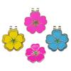 Eshan Golf Ball Marker and Magnetic Golf Hat Clip Set Flower Clover Shape Clips Markers Golf Bag Accessories Court Gift for Men Women Golfer (Flower) view 1
