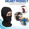 Backwoods Ski Mask Lettering Balaclava Cap Full Face Mask Cool Graphic Face Cover Snowboarding Cycling Unisex Balaclava (Red) view 2