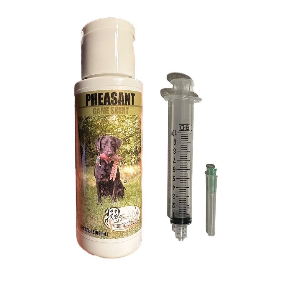 HuntEmUp Pheasant Training Scent Kit for Dogs, 2oz Scents to Train Hunting Dogs for Tracking and Retrieving Pheasants on Upland Hunts