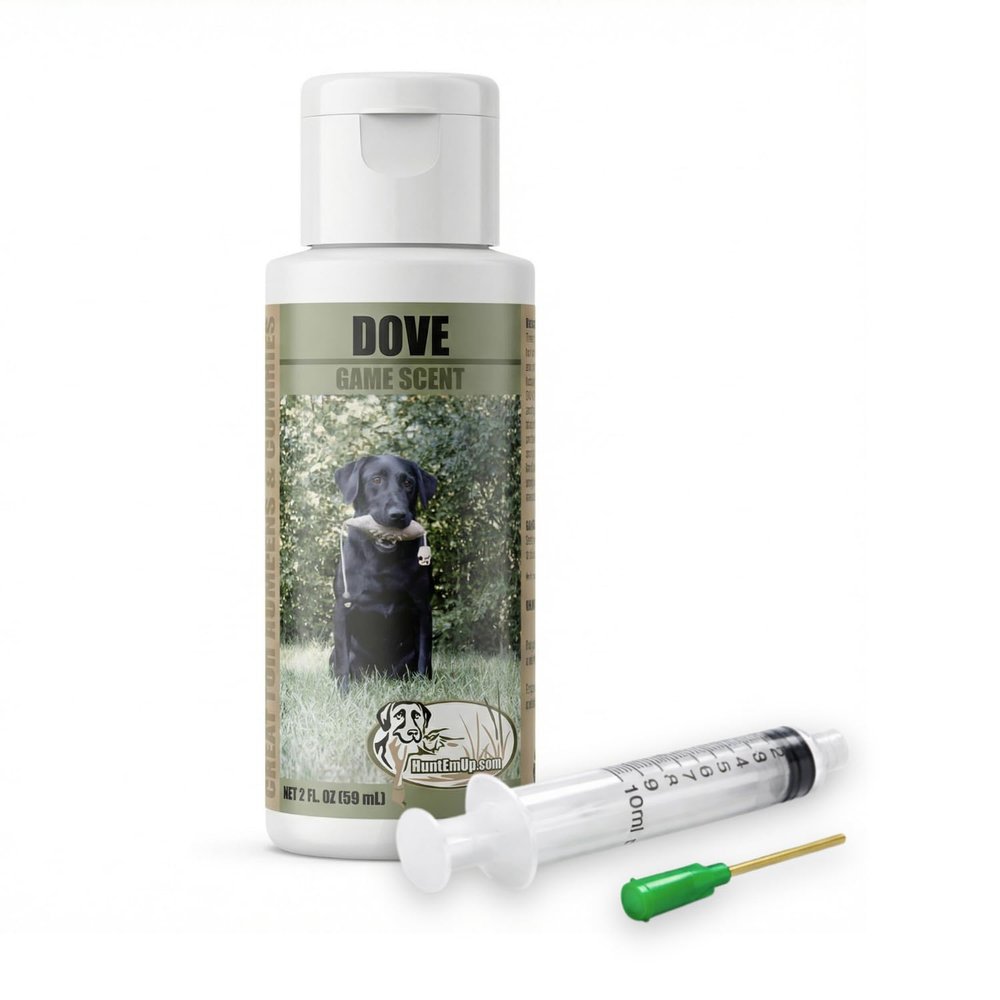 HuntEmUp Dove Training Scent Kit for Dogs, 2oz  Scents to Train Hunting Dog for Tracking and Retrieving Doves for Upland Hunts