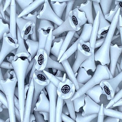 TRUESTRIKE Premium USA Golf Tees 3" or 2" Durable Plastic Performance Tees (100 Pack) Made in USA Bulk Value Pack - Marksman 1 1/2