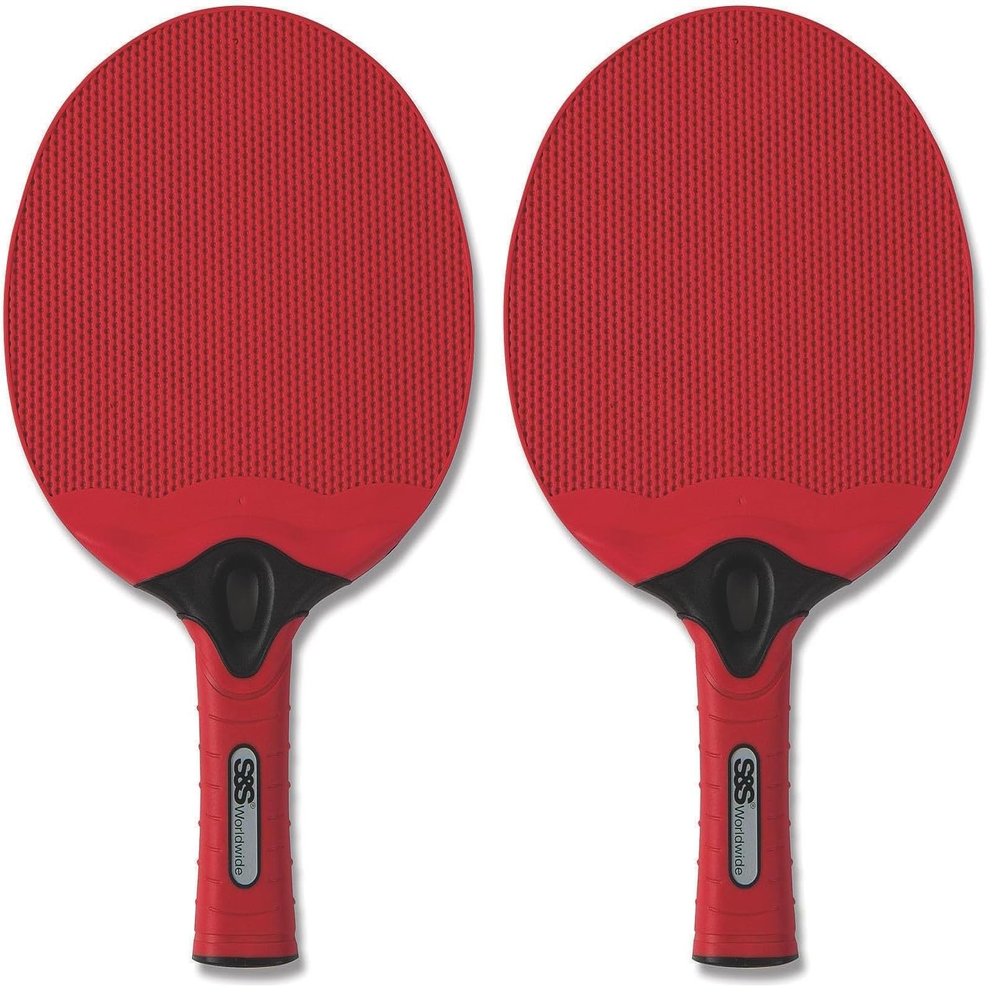 S&S Worldwide Indoor/Outdoor Table Tennis Paddle (Pack of 2)