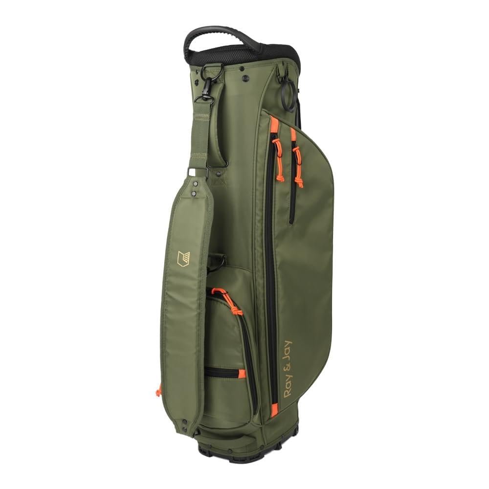 Ray & Jay Golf Stand Bag, Ultra Light and Trendy Color (Olive Green)