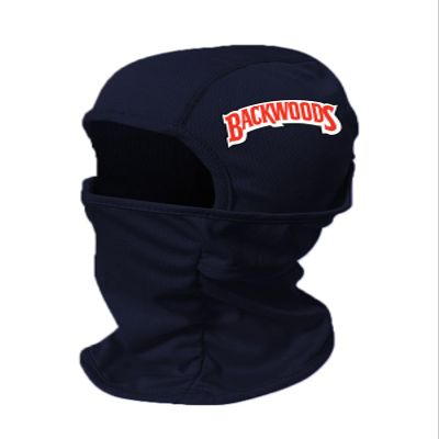 Backwoods Ski Mask Lettering Balaclava Cap Full Face Mask Cool Graphic Face Cover Snowboarding Cycling Unisex Balaclava (Navy)