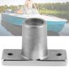 Estink Oar Lock Holder, 316 Stainless Steel Top Mount Oar Lock Socket Holder T Shaped Oar Lock Bracket Paddle Holder Accessory for Marine Yacht, for 1/2in Diameter Shank view 2