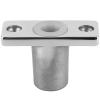 Estink Oar Lock Holder, 316 Stainless Steel Top Mount Oar Lock Socket Holder T Shaped Oar Lock Bracket Paddle Holder Accessory for Marine Yacht, for 1/2in Diameter Shank view 4