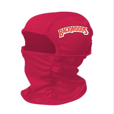 Backwoods Ski Mask Lettering Balaclava Cap Full Face Mask Cool Graphic Face Cover Snowboarding Cycling Unisex Balaclava (Cherry Pink)