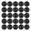 M METERXITY 200 Pcs Glow Fishing Beads - Plastic Luminous Round Soft Bait Egg Lure Rigs Apply to Outdoor Tackle Tool (5mm, Black) view 1