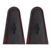 VGEBY Longbow Bow Tip Protector, 1Pair Recurve Bow Tip Protector Leather Bow Tip Guard for Outdoor Recurve Bow (Black) view 1