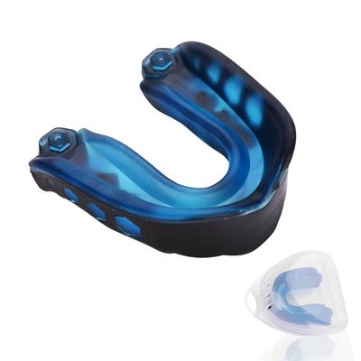ANKROYU Professional Sport Mouth Guards, Boxing Mouth Guard with Case, BPA Free Sports Mouth Guard for Football, Hockey, Lacrosse |Teenagers Adults(Blue)